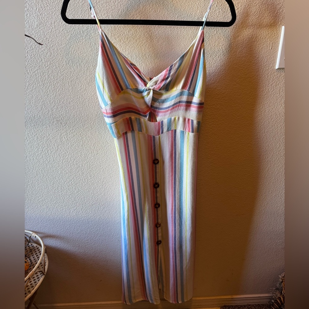 Mimi Chica Vibrant Striped Dress